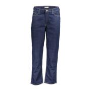 Tommy Hilfiger Blå Bomull Klassiska Straight Jeans Blue, Dam