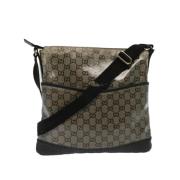 Gucci Vintage Pre-owned Canvas gucci-vskor Black, Dam