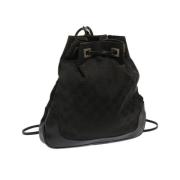 Gucci Vintage Pre-owned Canvas gucci-vskor Black, Dam