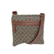 Gucci Vintage Pre-owned Laeder gucci-vskor Beige, Dam