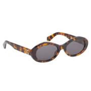 Off White Edison Solglasögon med Havana Ram Brown, Unisex