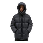 Moncler Matt Finish Dunjacka med Huva Blue, Herr