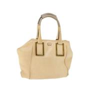 Chloé Pre-owned Pre-owned Laeder handvskor Beige, Dam