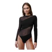 Undress Code Black Mesh Bodysuit Starstruck Style Black, Dam