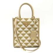 Prada Vintage Pre-owned Laeder prada-vskor Beige, Dam