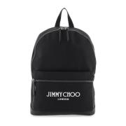 Jimmy Choo Stilig 'Wilmer' Nylon Ryggsäck Black, Herr