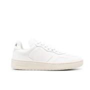 Veja Vita Lädersneakers med Tonal Logo White, Dam