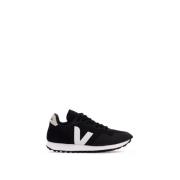 Veja Mesh Sneakers med veganskt mocka Black, Dam