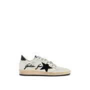 Golden Goose Sneakers i läder med strass White, Dam