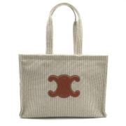 Celine Vintage Pre-owned Canvas celine-vskor Beige, Dam