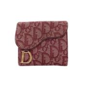 Dior Vintage Pre-owned Canvas plnbcker Red, Dam