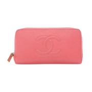 Chanel Vintage Pre-owned Tyg chanel-vskor Pink, Dam