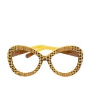 Louis Vuitton Vintage Pre-owned Acetat solglasgon Yellow, Dam