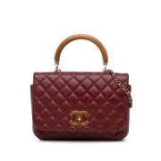 Chanel Vintage Pre-owned Laeder handvskor Red, Dam