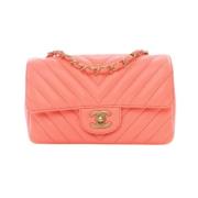 Chanel Vintage Pre-owned Laeder chanel-vskor Pink, Dam