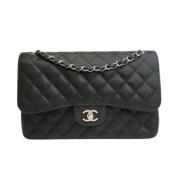 Chanel Vintage Pre-owned Tyg chanel-vskor Black, Dam