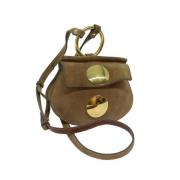 Chloé Pre-owned Pre-owned Mocka axelremsvskor Beige, Dam