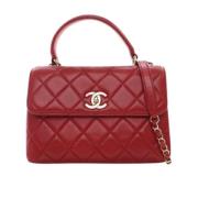 Chanel Vintage Pre-owned Laeder chanel-vskor Red, Dam