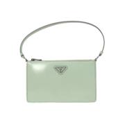 Prada Vintage Pre-owned Laeder handvskor Green, Dam