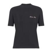 Balmain Broderad Signature T-shirt Black, Dam