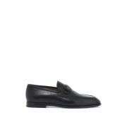 Salvatore Ferragamo Gancini dekorerade läderloafers Black, Herr