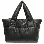 Chanel Vintage Pre-owned Nylon chanel-vskor Black, Dam