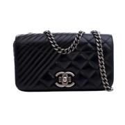 Chanel Vintage Pre-owned Laeder chanel-vskor Black, Dam