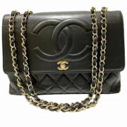 Chanel Vintage Pre-owned Tyg chanel-vskor Black, Dam