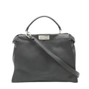 Fendi Vintage Pre-owned Laeder fendi-vskor Gray, Dam