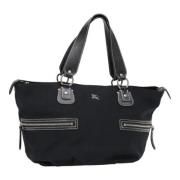 Burberry Vintage Pre-owned Canvas totevskor Black, Dam