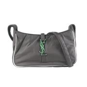 Yves Saint Laurent Vintage Pre-owned Nylon handvskor Gray, Dam