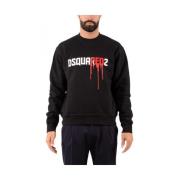 Dsquared2 Herr Sweatshirt Black, Herr