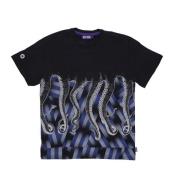 Octopus Svart Herr Dazzle Tee T-shirt Black, Herr