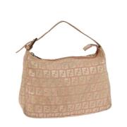 Fendi Vintage Pre-owned Canvas handvskor Pink, Dam