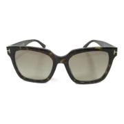 Tom Ford Pre-owned Pre-owned Plast solglasgon Brown, Dam