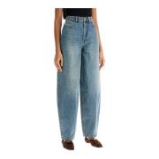 Zimmermann Denim Barrel Sketch Illustr Jeans Blue, Dam