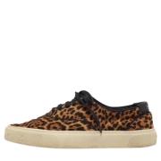 Yves Saint Laurent Vintage Pre-owned Canvas sneakers Brown, Dam