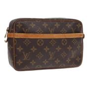 Louis Vuitton Vintage Pre-owned Canvas kuvertvskor Brown, Dam