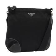 Prada Vintage Pre-owned Nylon prada-vskor Black, Dam