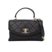 Chanel Vintage Pre-owned Laeder handvskor Black, Dam