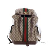 Gucci Vintage Pre-owned Canvas gucci-vskor Beige, Dam