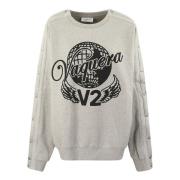 Vaquera Kvinnor Snap Vävd Sweatshirt Gray, Dam