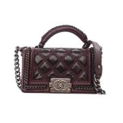 Chanel Vintage Pre-owned Laeder handvskor Brown, Dam