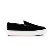 Christian Louboutin Stiliga högplattform moccasins Black, Herr