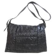 Bottega Veneta Vintage Pre-owned Nylon axelremsvskor Black, Dam