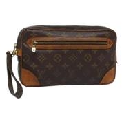 Louis Vuitton Vintage Pre-owned Canvas kuvertvskor Brown, Dam