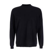 Low Brand Dubbel Crewneck Jumper Sweaters Blue, Herr