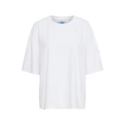 Ball Sporty Oversize T-Shirt Blanc De Blanc White, Dam