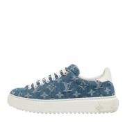 Louis Vuitton Vintage Pre-owned Denim sneakers Blue, Dam