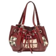 Burberry Vintage Pre-owned Laeder totevskor Red, Dam